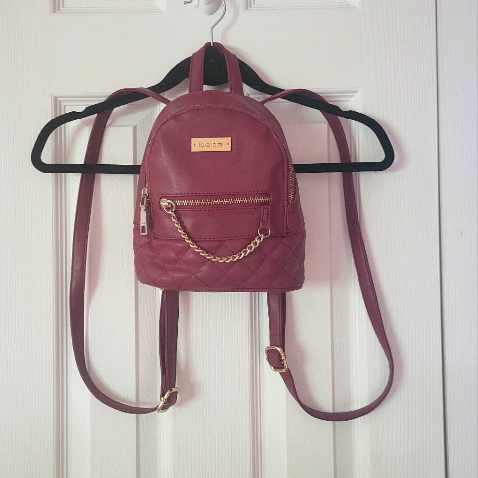 Bebe Ruby Red Mini Backpack